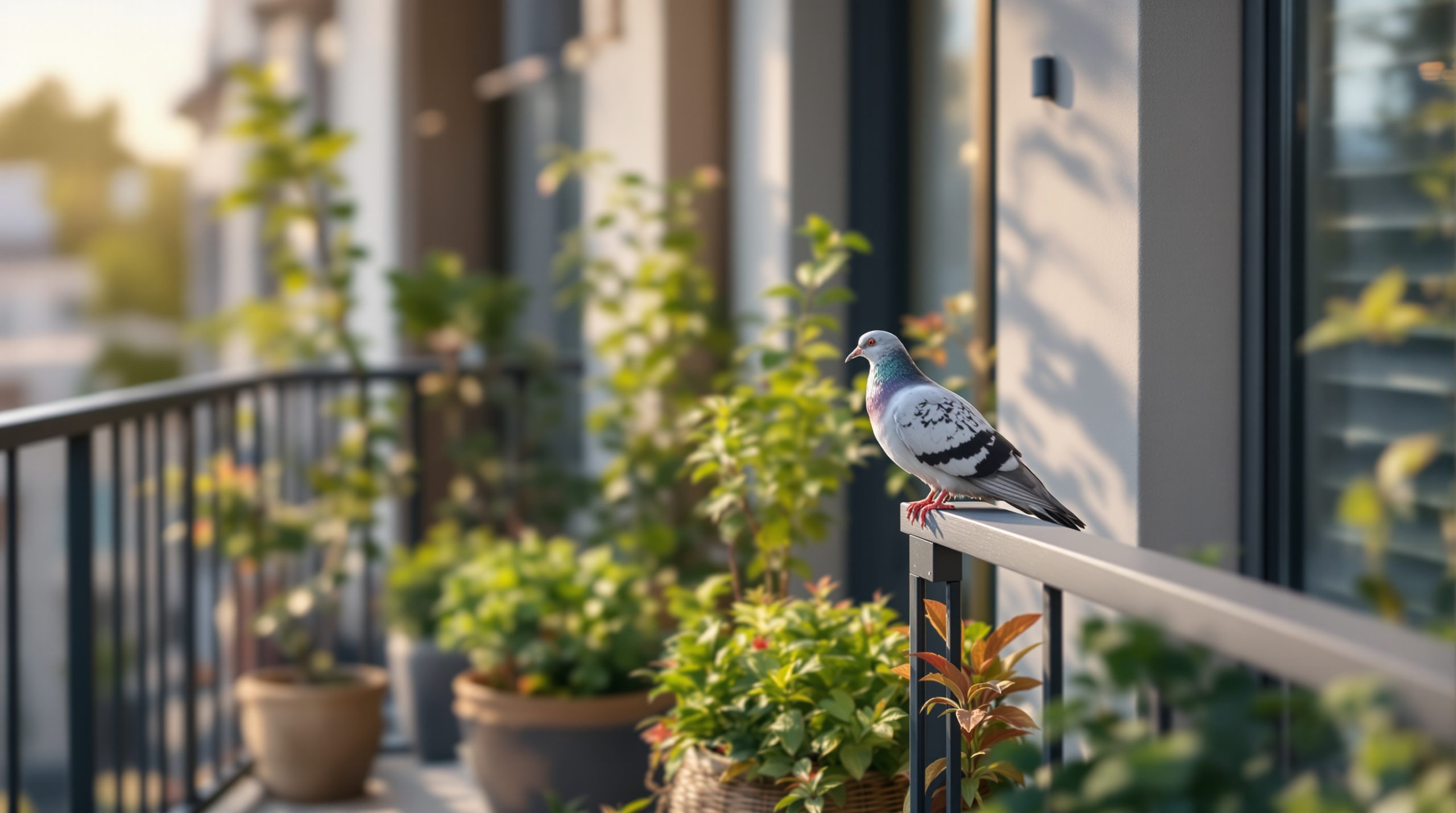 Chasser les pigeons : 14 astuces pratiques pour votre balcon