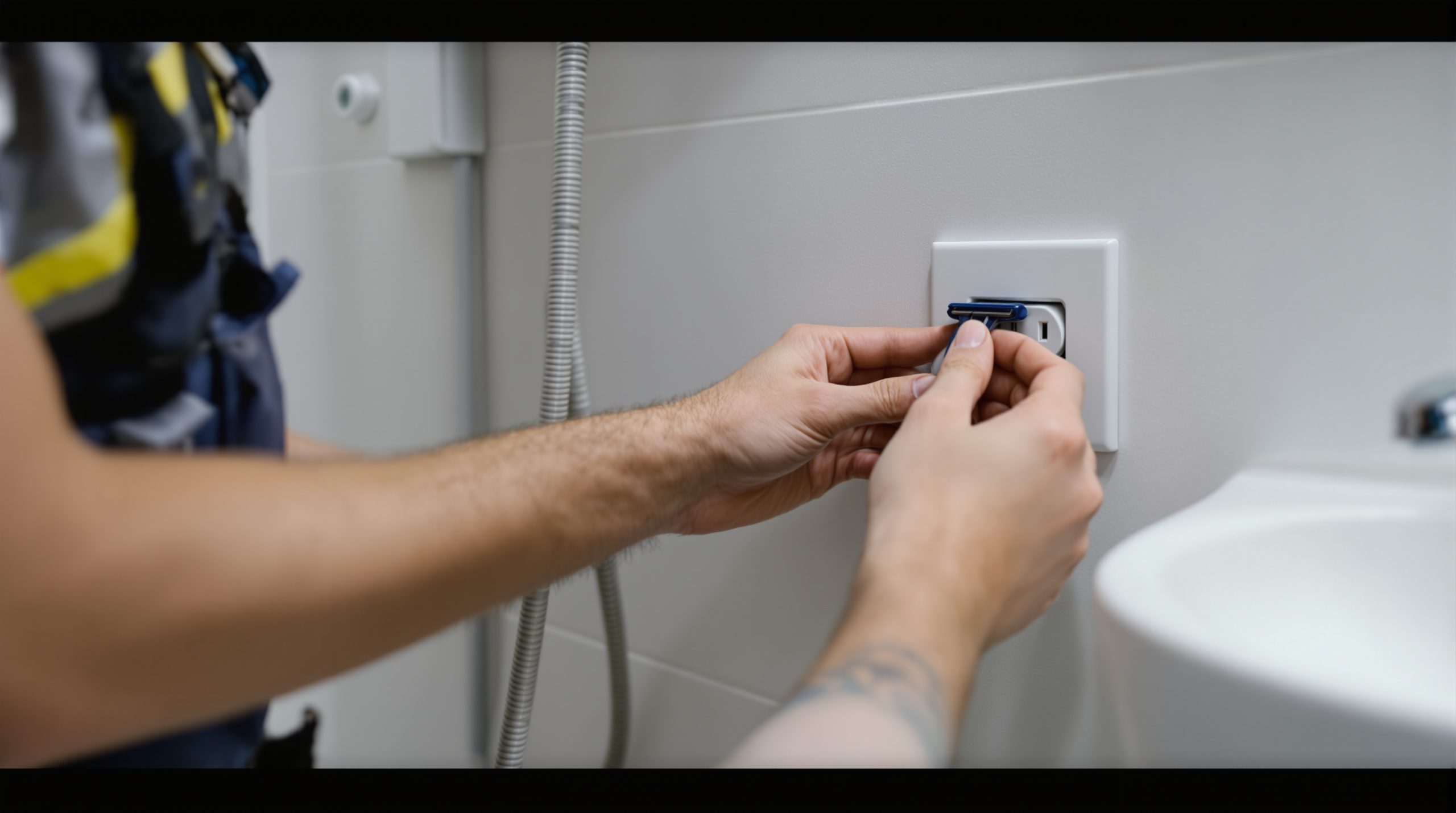 Hauteur prise rasoir salle de bain : assurez votre sécurité électrique
