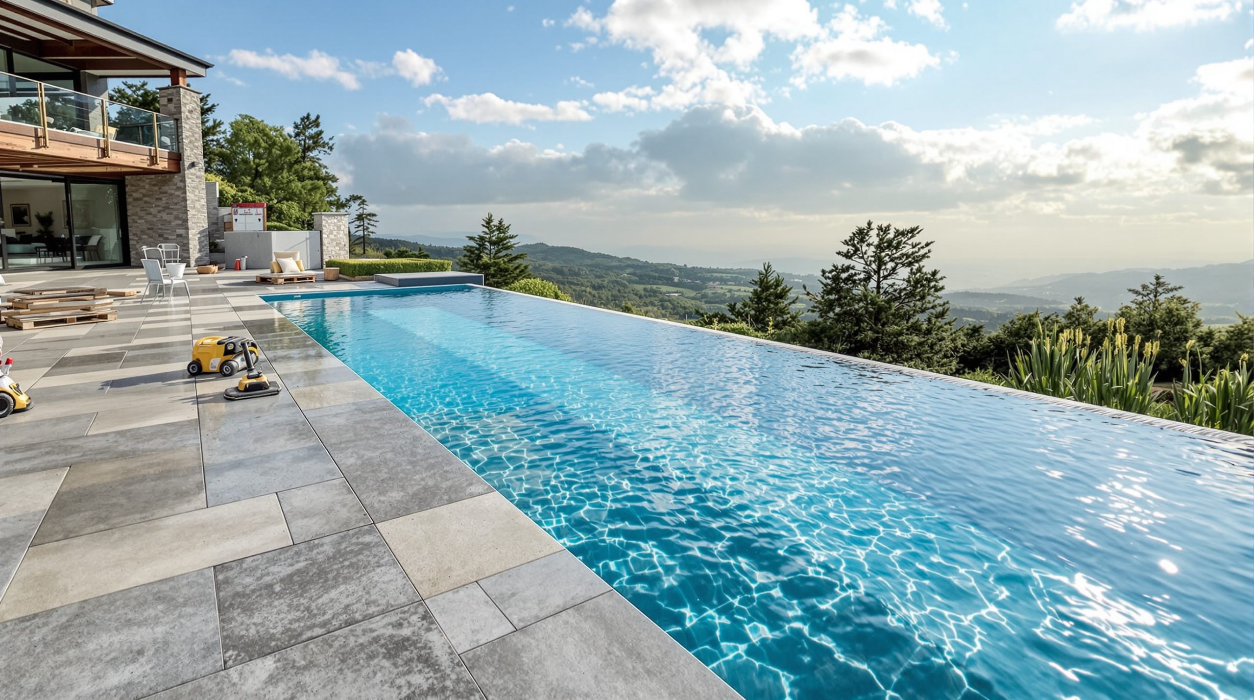 Piscine à débordement prix : découvrez les tarifs et options