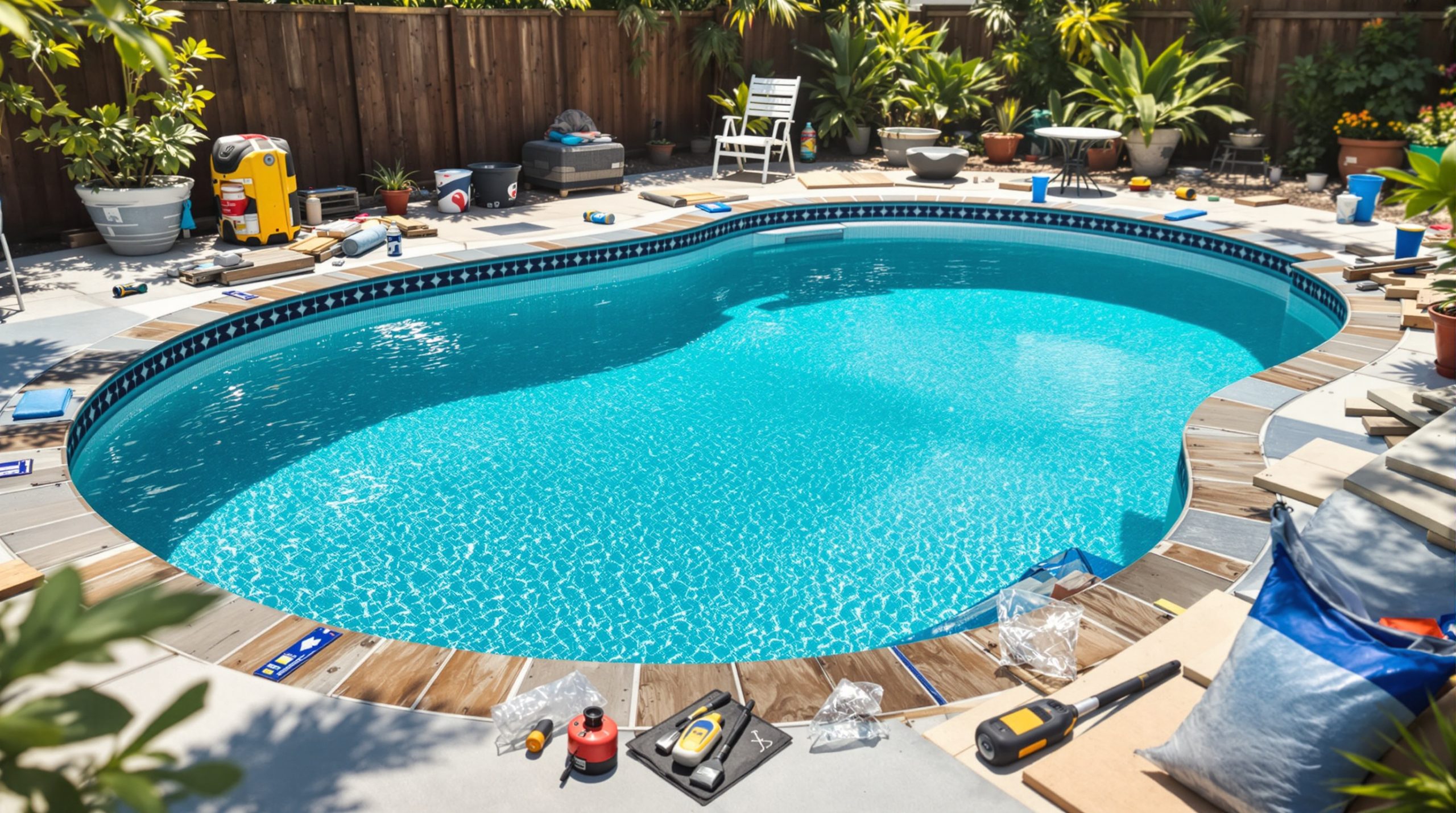 Plage de piscine en résine prix : comparez et choisissez le meilleur option