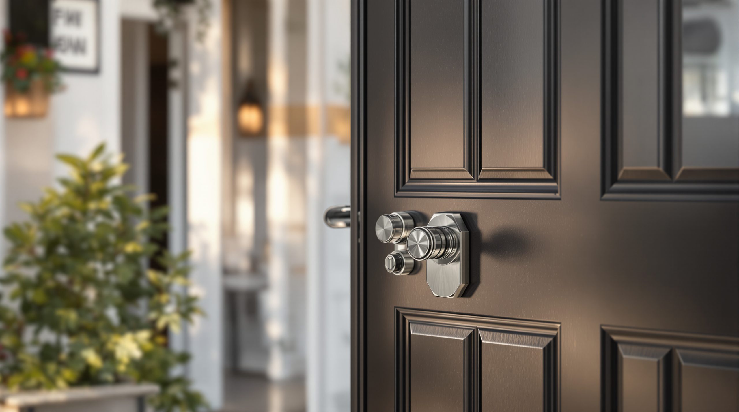Porte d'entrée sécurisée : alliez style et protection efficace