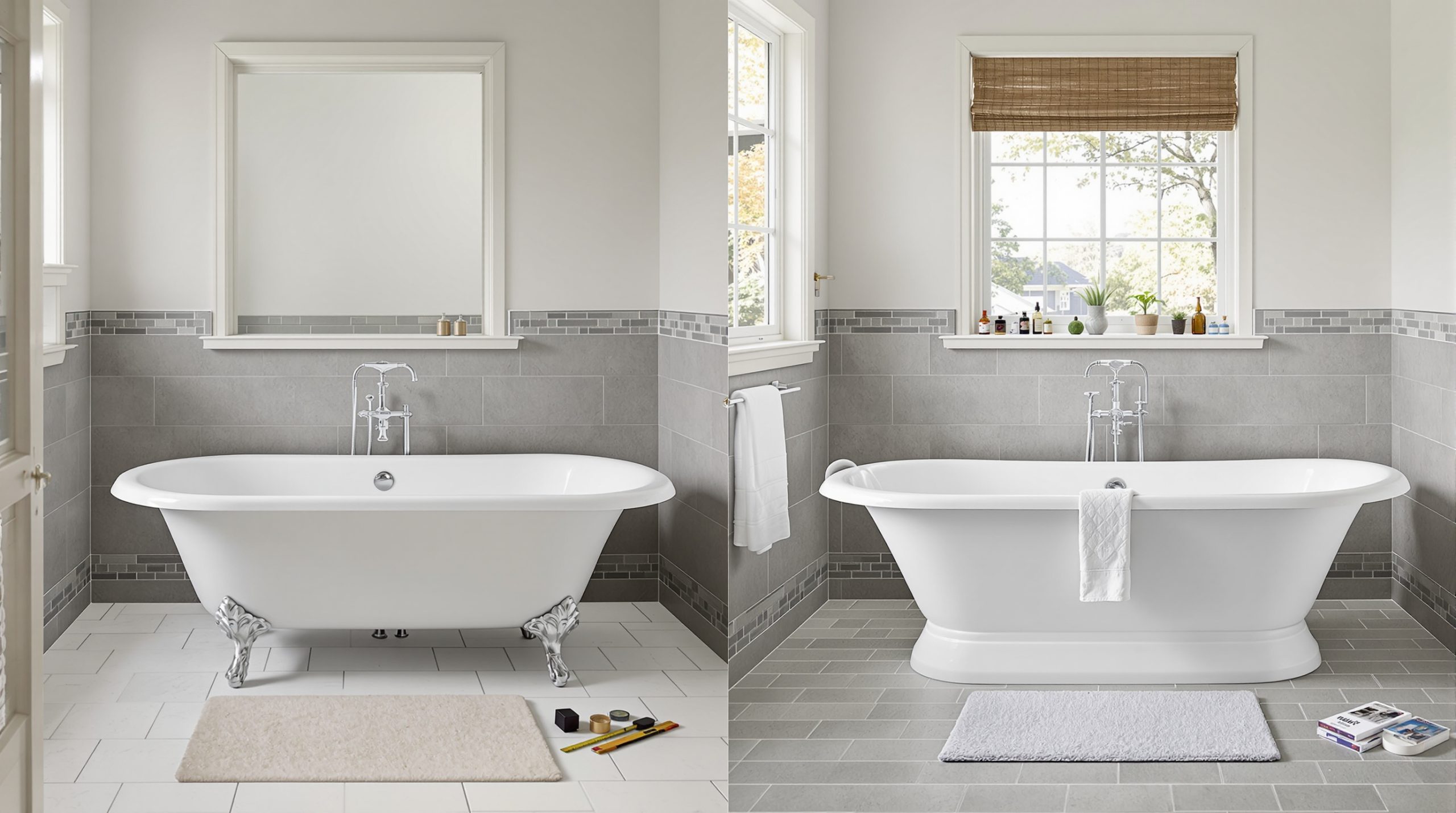 Prix de pose d'une baignoire : comparez les tarifs et options