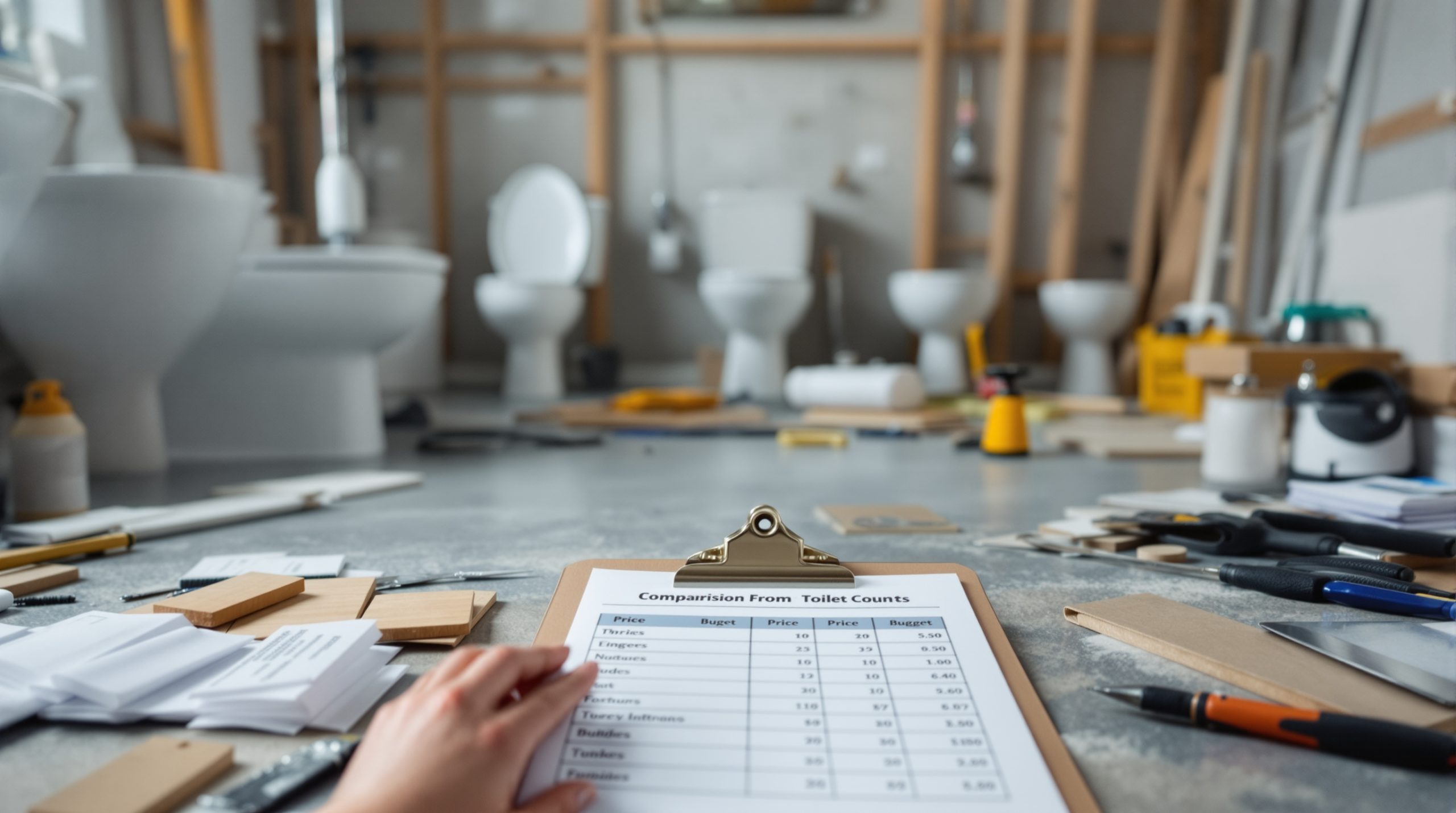 Prix pour installer un WC : comparez les options et budgets