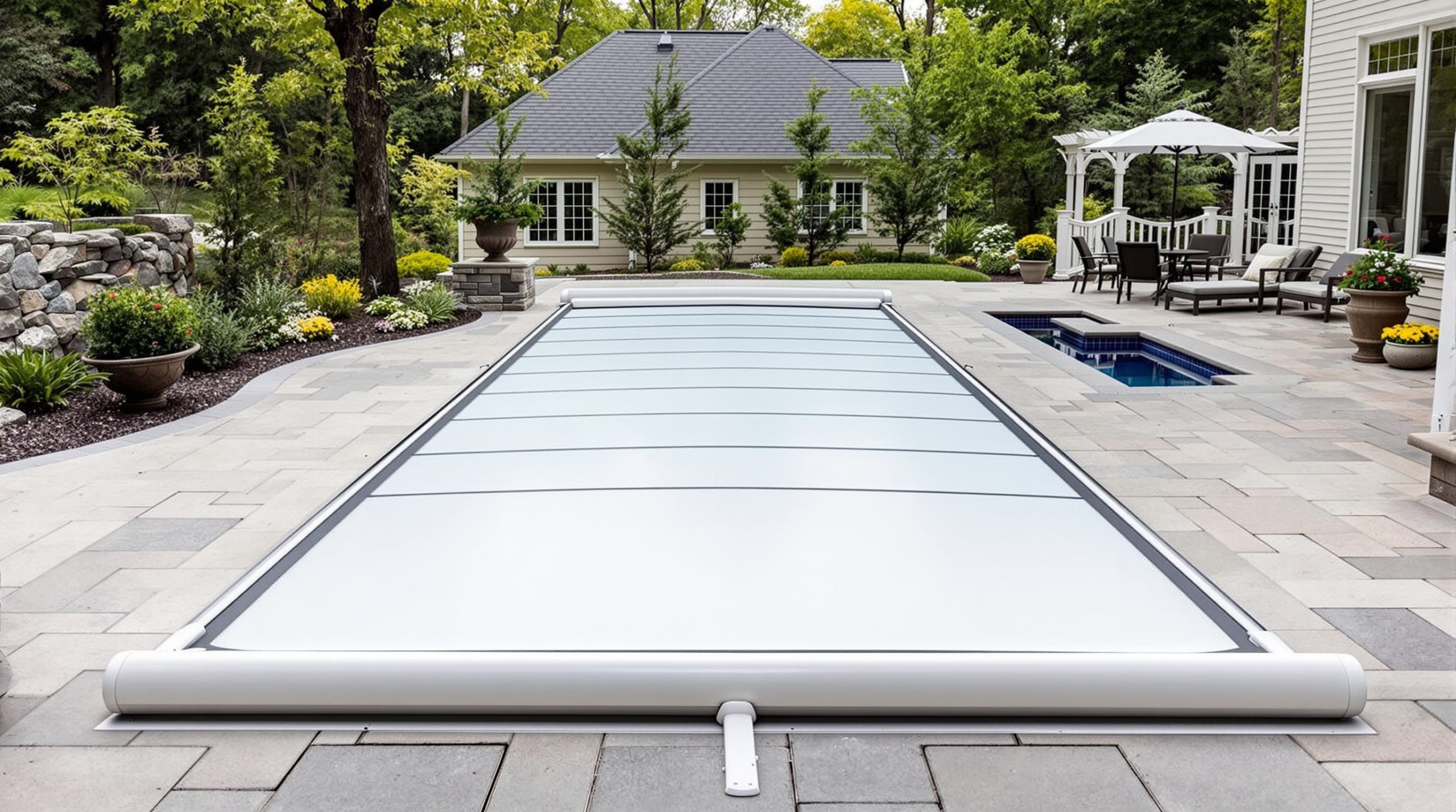 Abri piscine extra plat motorisé prix : découvrez nos offres attractives