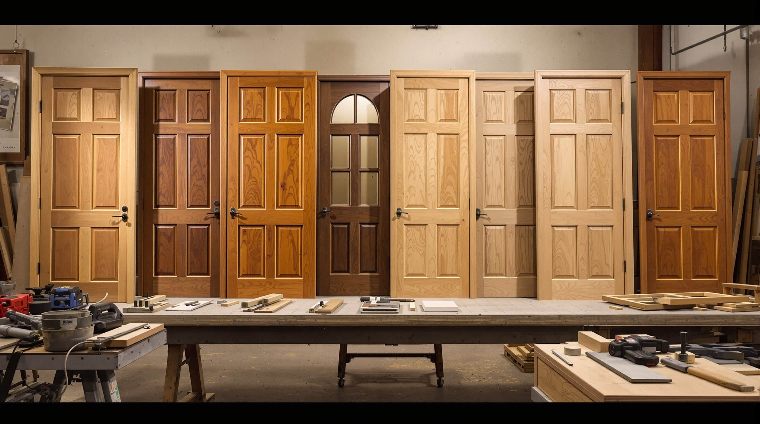 Porte d'entrée en bois massif prix : découvrez nos modèles et options