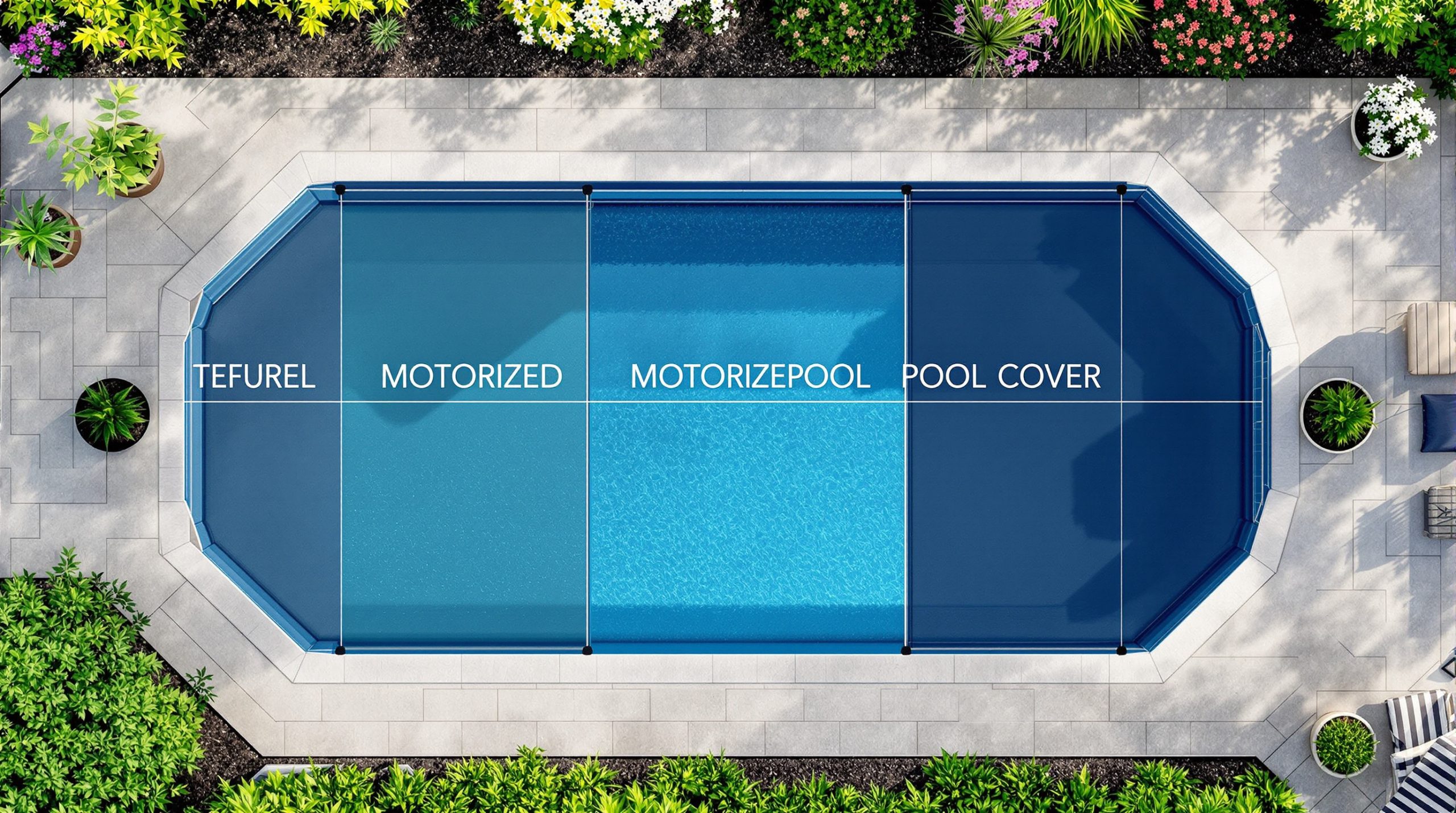 Prix couverture piscine motorisée : comparez les offres et options