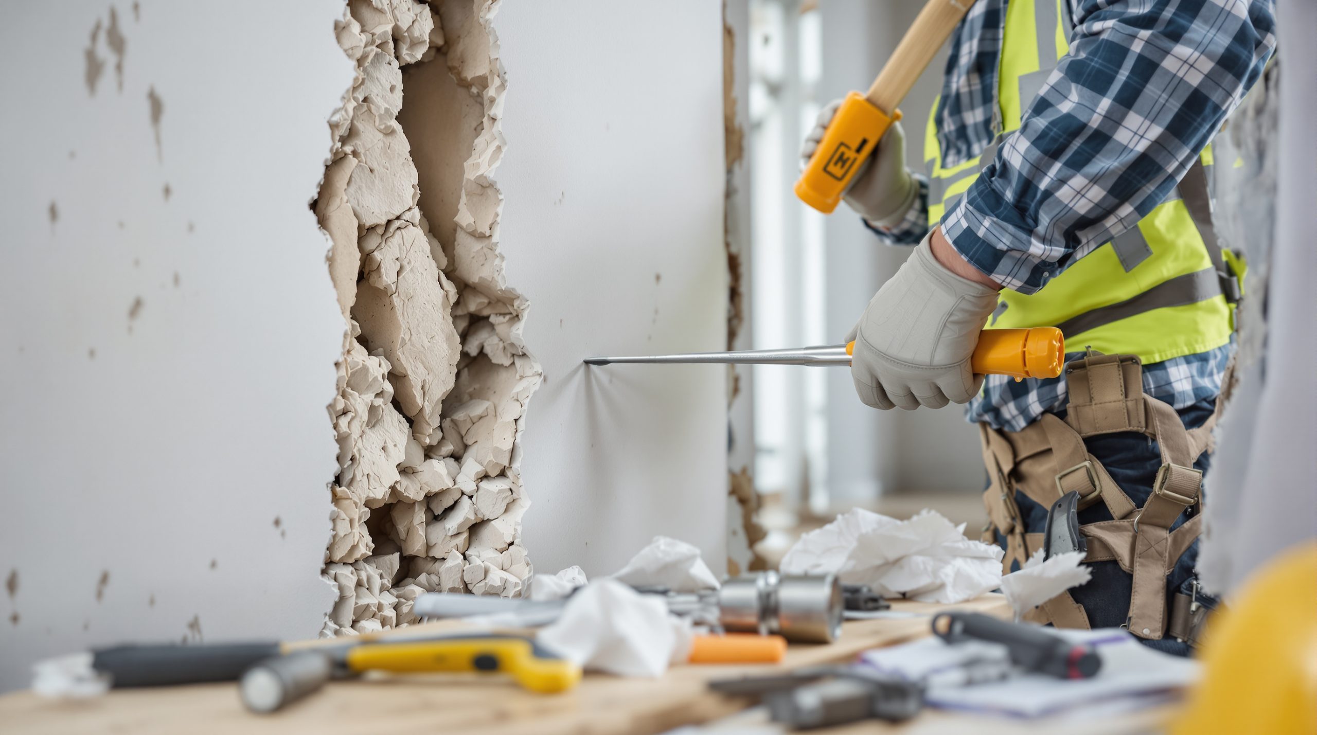 Prix démolition mur porteur : coûts, conseils et précautions essentielles