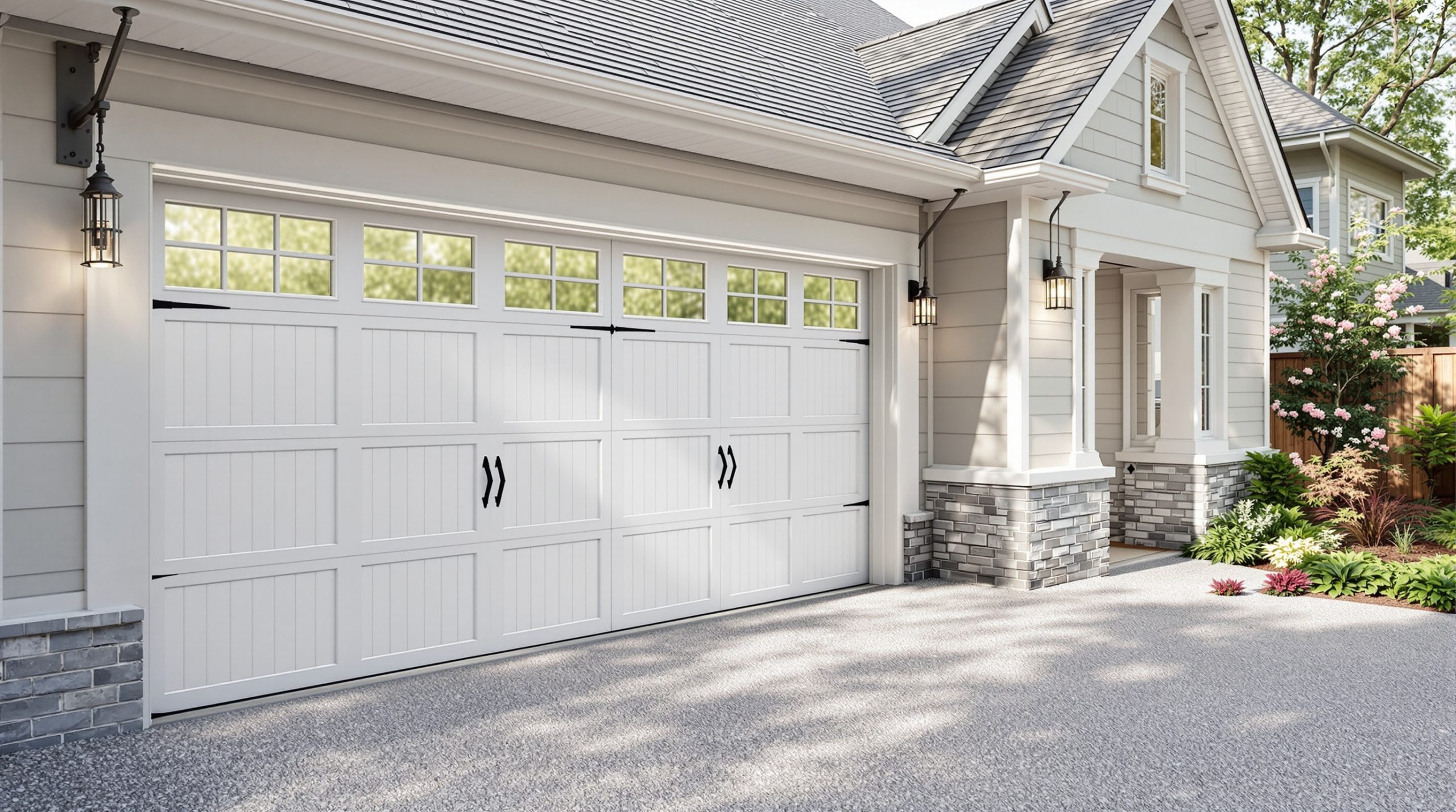 Prix porte garage sectionnelle avec pose : devis et options sur mesure