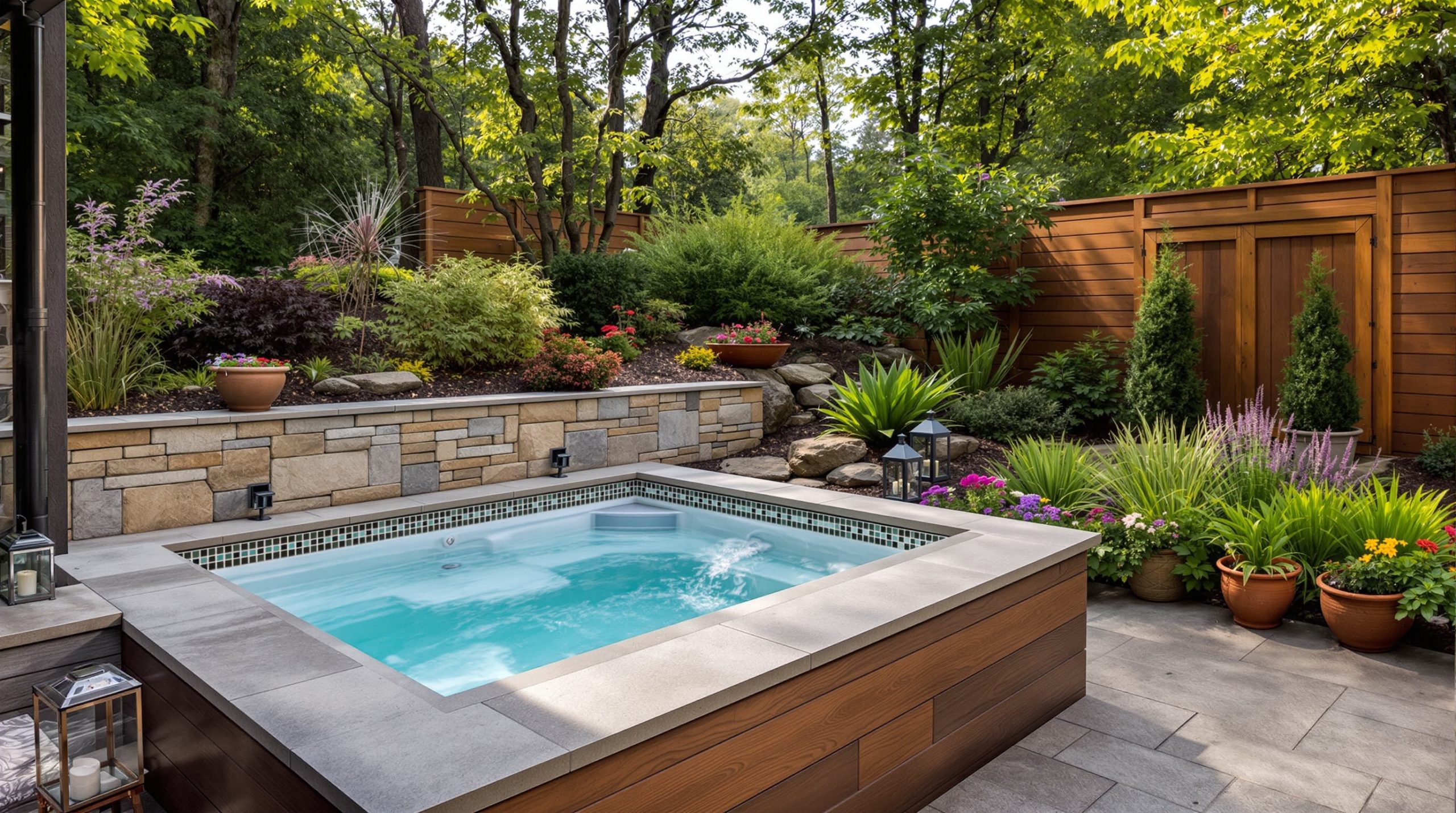 Prix spa encastrable extérieur : évaluez votre budget et options