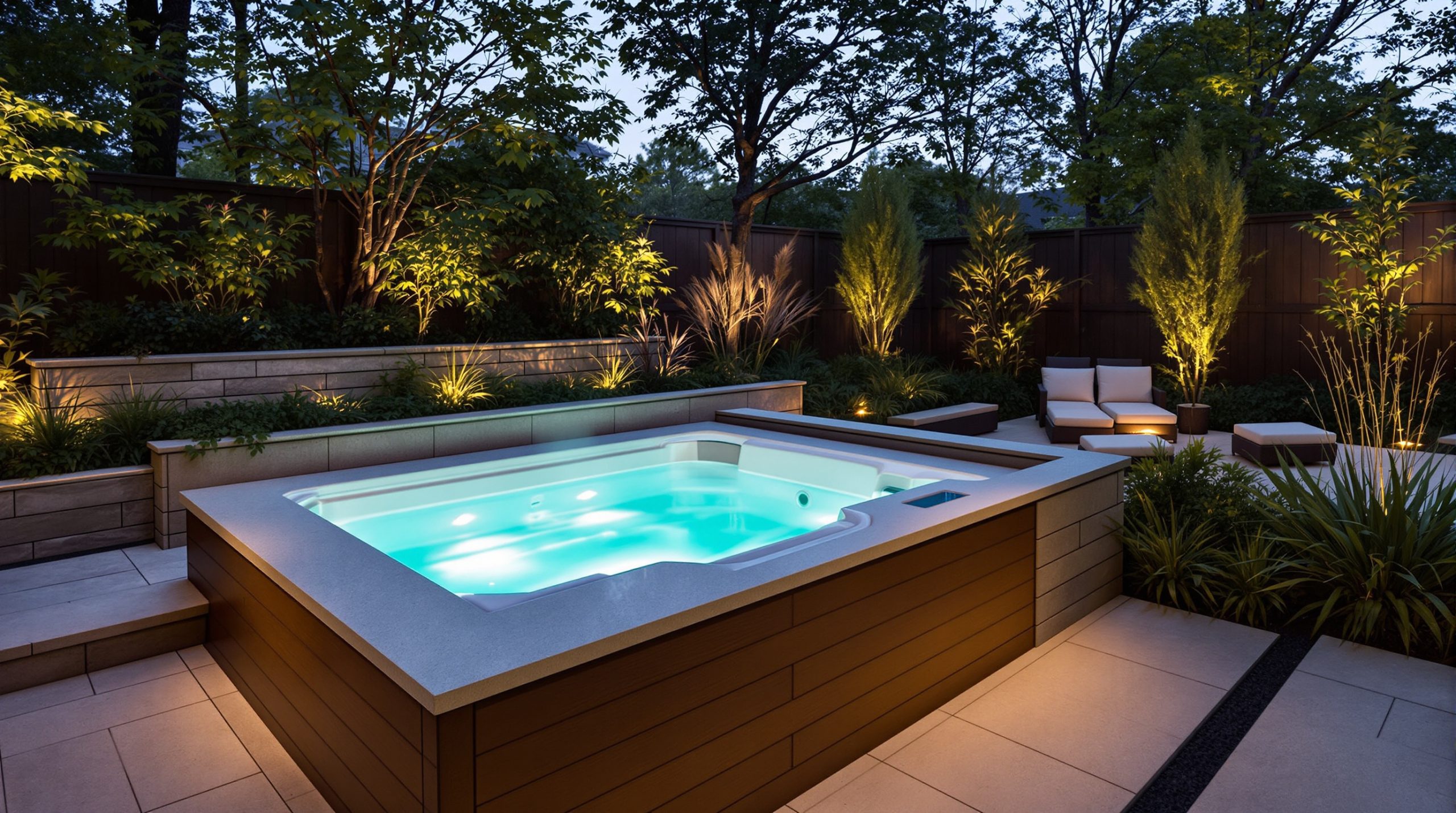 Prix spa encastrable extérieur : évaluez votre budget et options