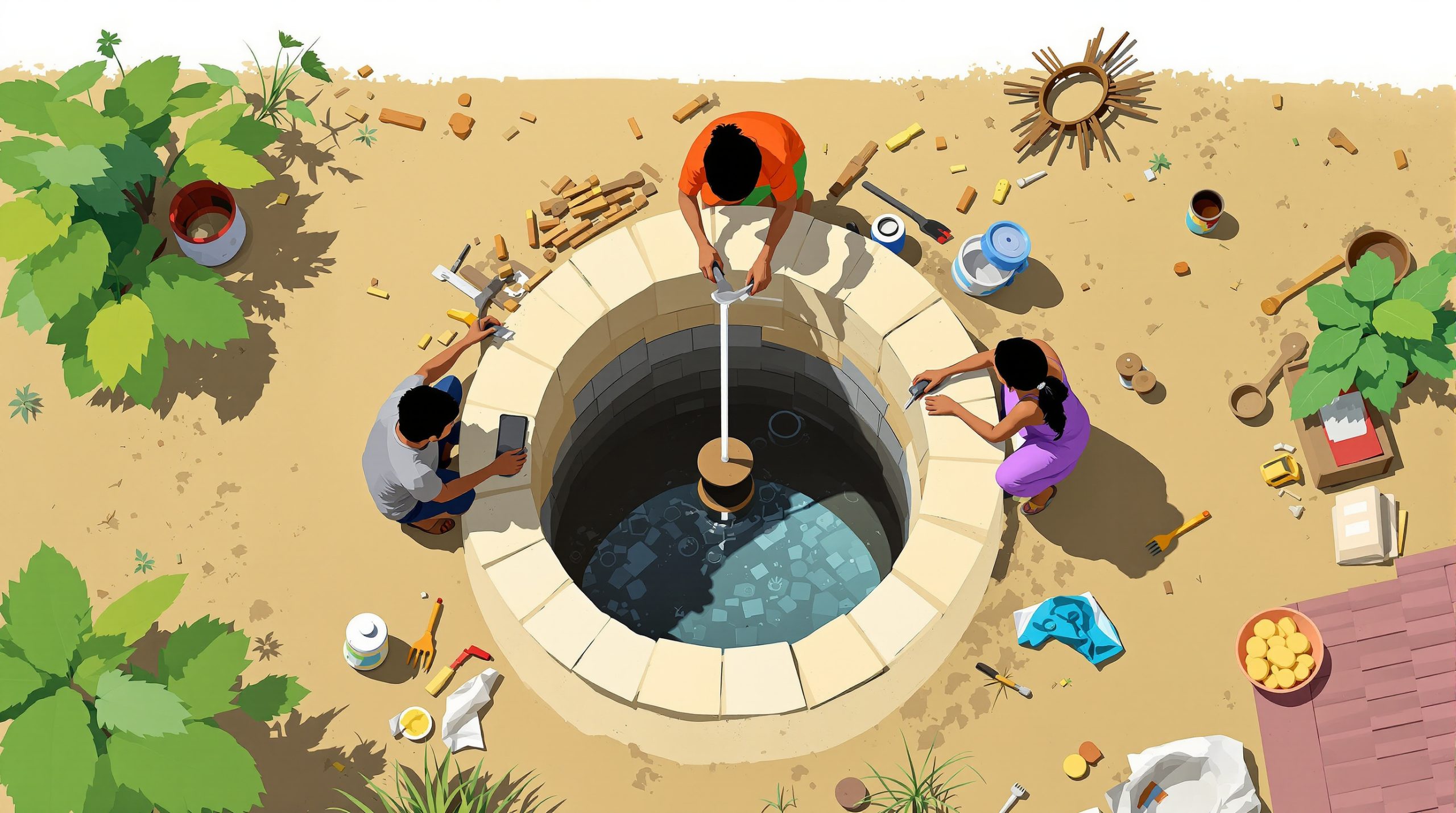 Se laver avec l'eau du puits : économisez et gérez mieux votre ressource