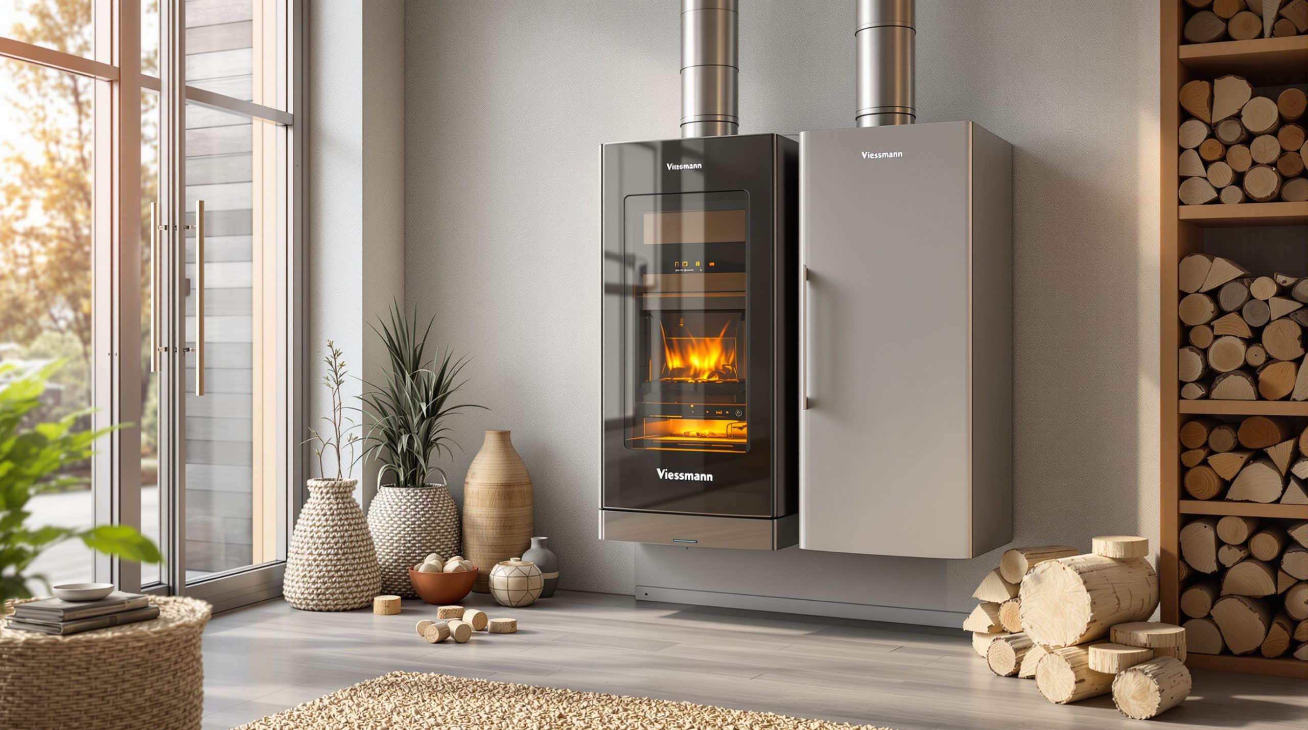 Chaudière mixte bois pellet Viessmann : performance et économies d’énergie