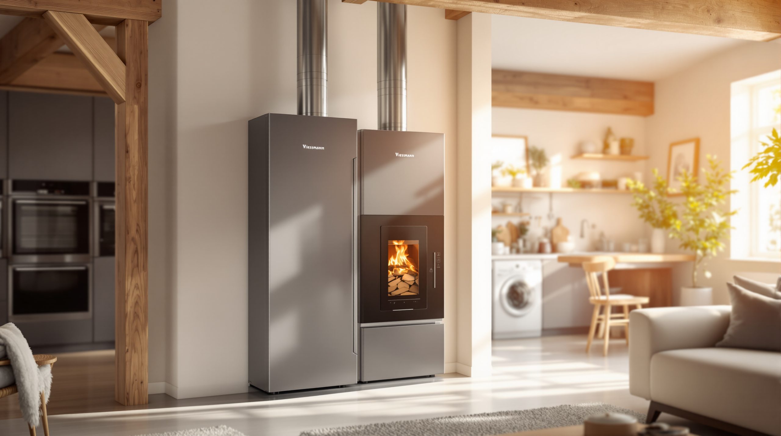 Chaudière mixte bois pellet Viessmann : performance et économies d'énergie