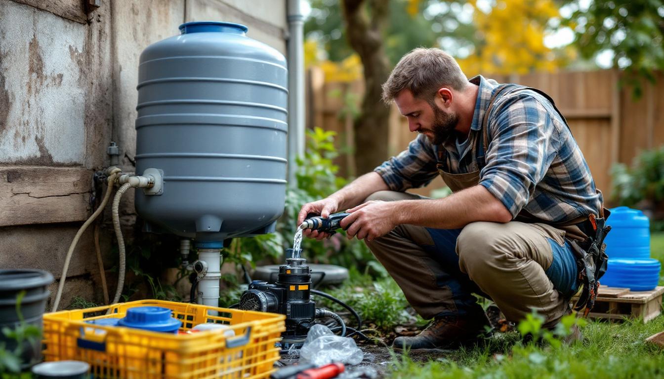 Prix cuve eau de pluie avec pompe : comparez et choisissez malin