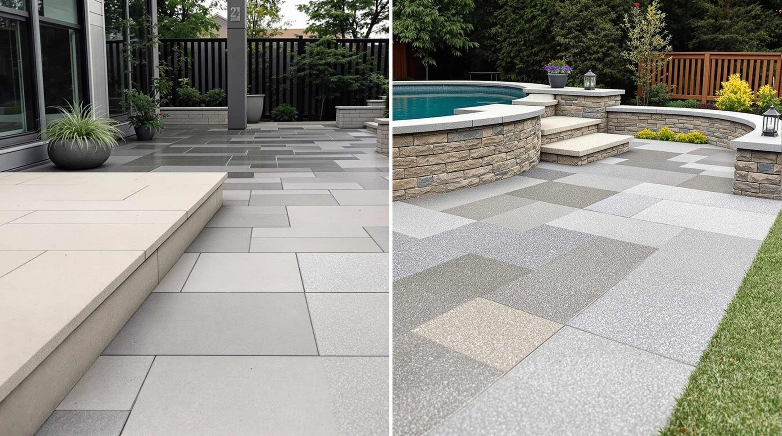 Terrasse béton lisse prix au m² : comparez les options disponibles