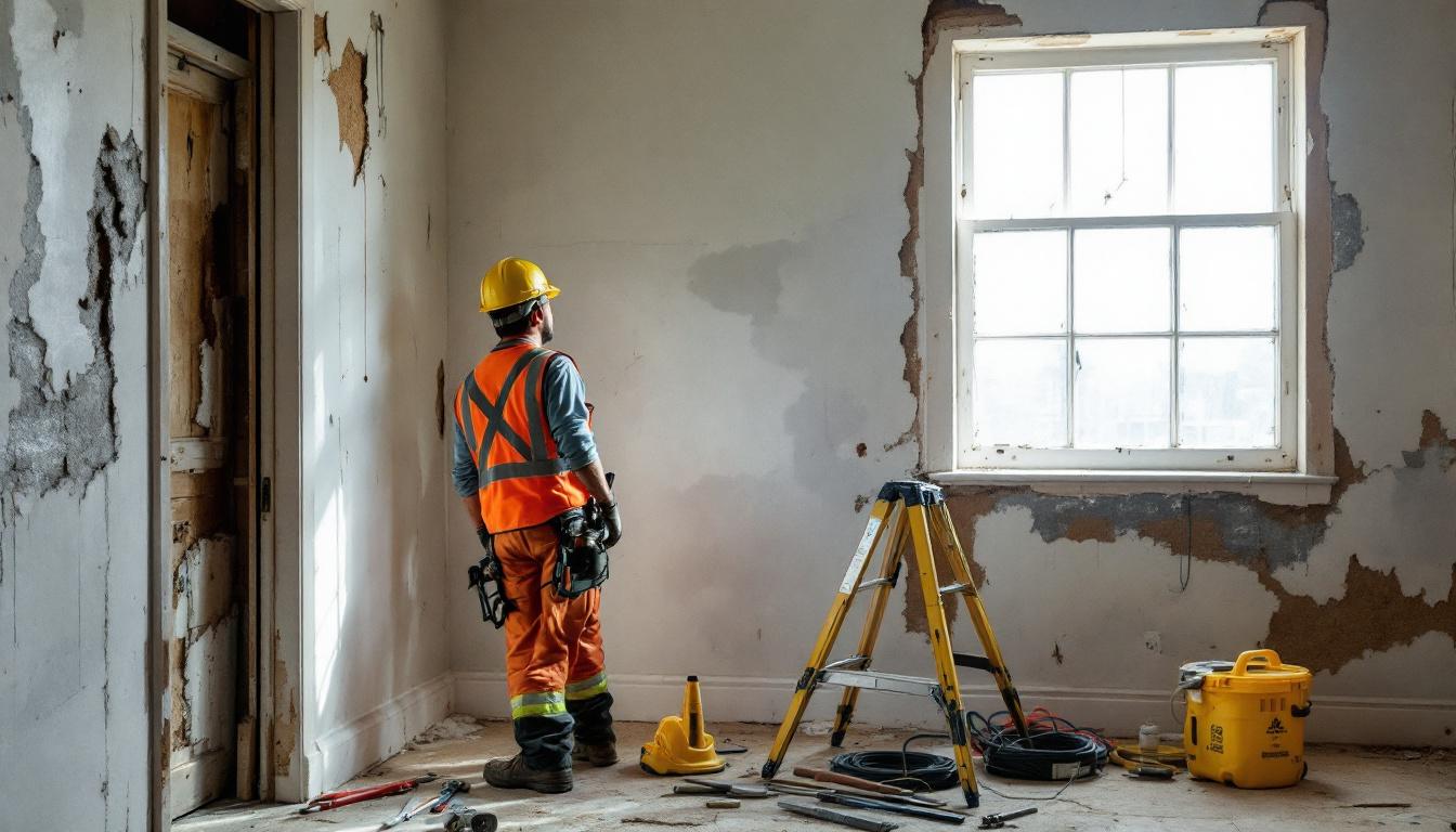 Fissures murs intérieurs danger : évaluez les risques rapidement