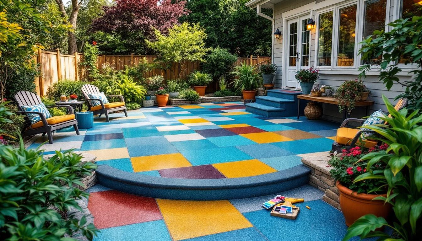 Prix béton teinté dans la masse pour extérieur : découvrez les tarifs et options