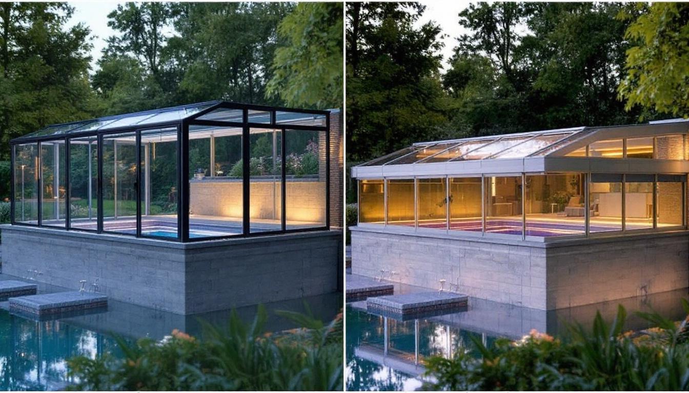 Prix d'un abri de piscine haut : comparez les modèles et tarifs