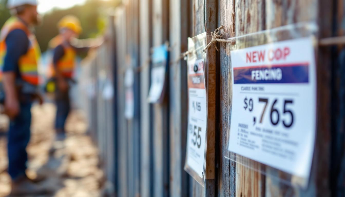 Prix mètre linéaire clôture : comparez les matériaux et tarifs