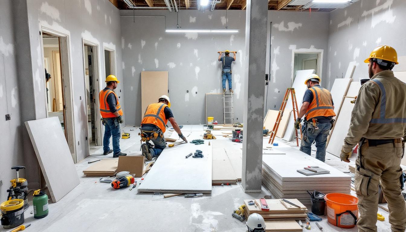 Prix pose placo m² avec fourniture : comparez les tarifs et options