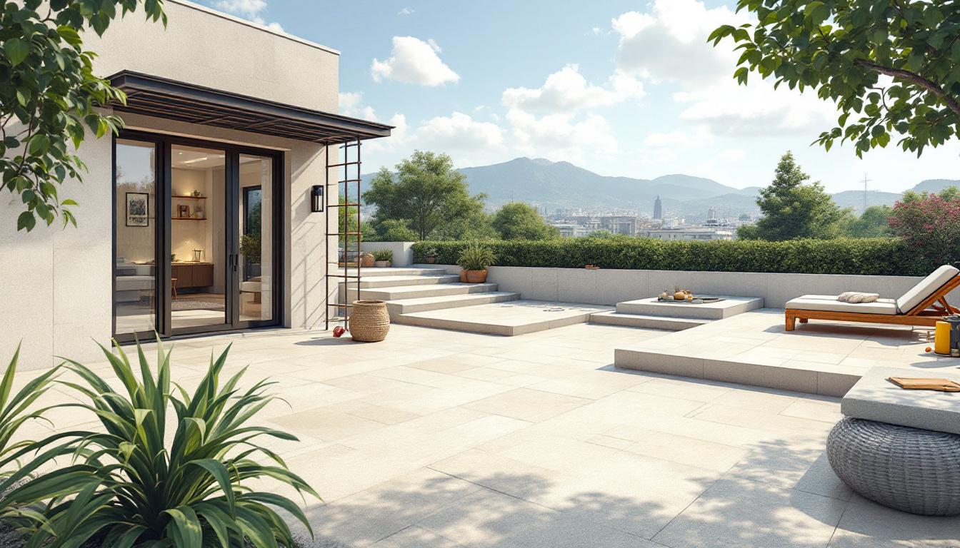 Prix terrasse travertin extérieur : devis et astuces d'experts