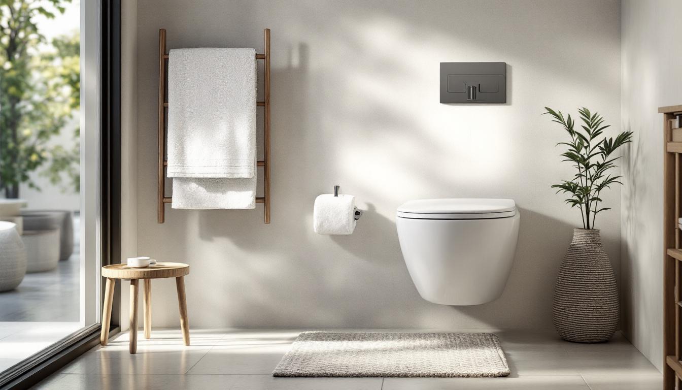 Coût WC suspendu sans bâti : économies et options disponibles
