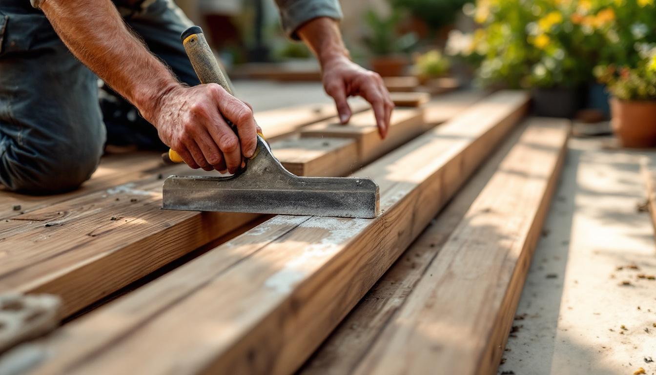 Faire une terrasse sans dalle : alternatives esthétiques et pratiques