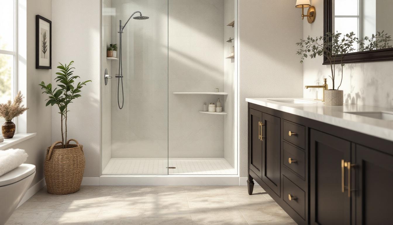 Prix de pose d'un receveur de douche sur mesure : évaluez vos options