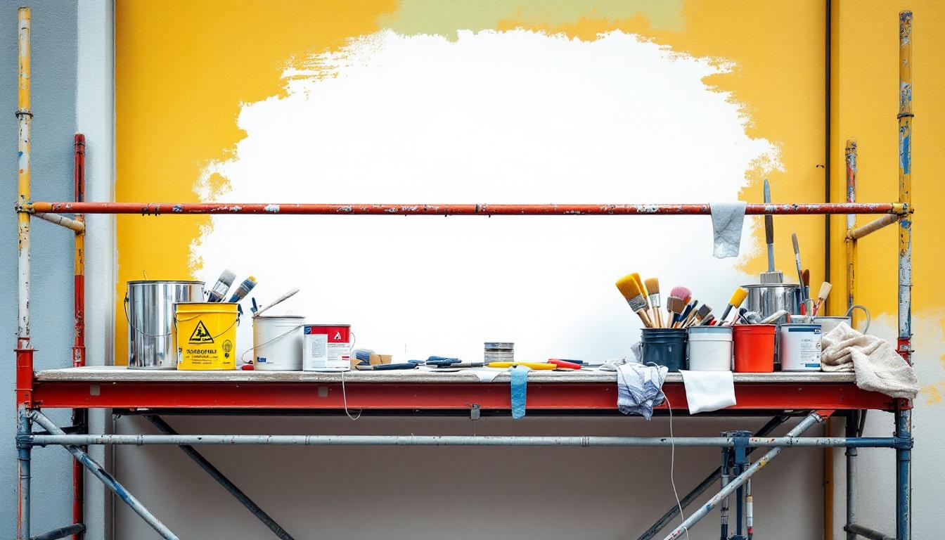 Prix peinture façade m² avec échafaudage : comparez les coûts et astuces