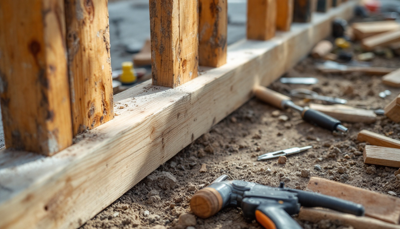 Faire un coffrage seuil de portail en pente : conseils et astuces pratiques