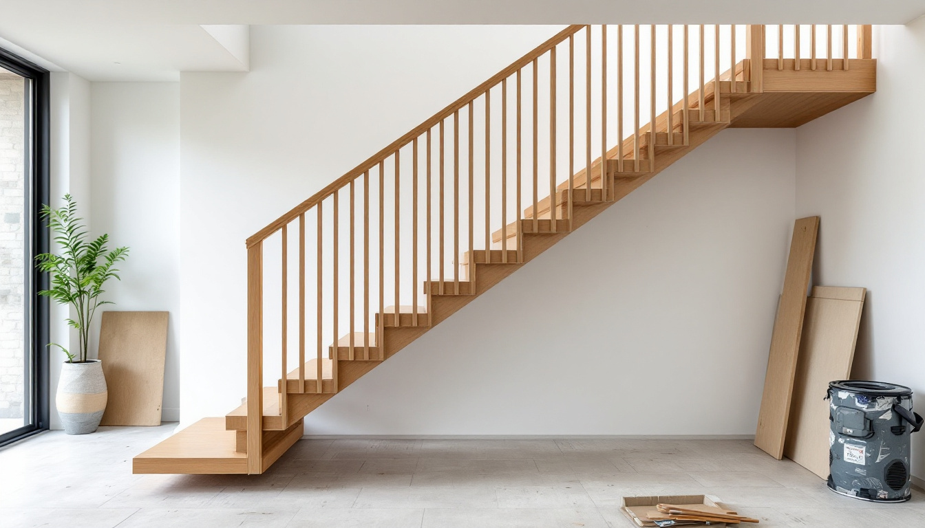 Prix d'un escalier flottant suspendu : découvrez les options et tarifs