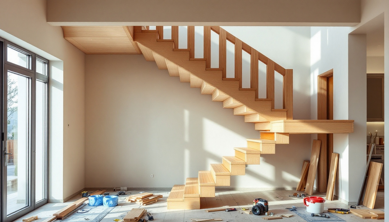 Prix d'un escalier flottant suspendu : découvrez les options et tarifs