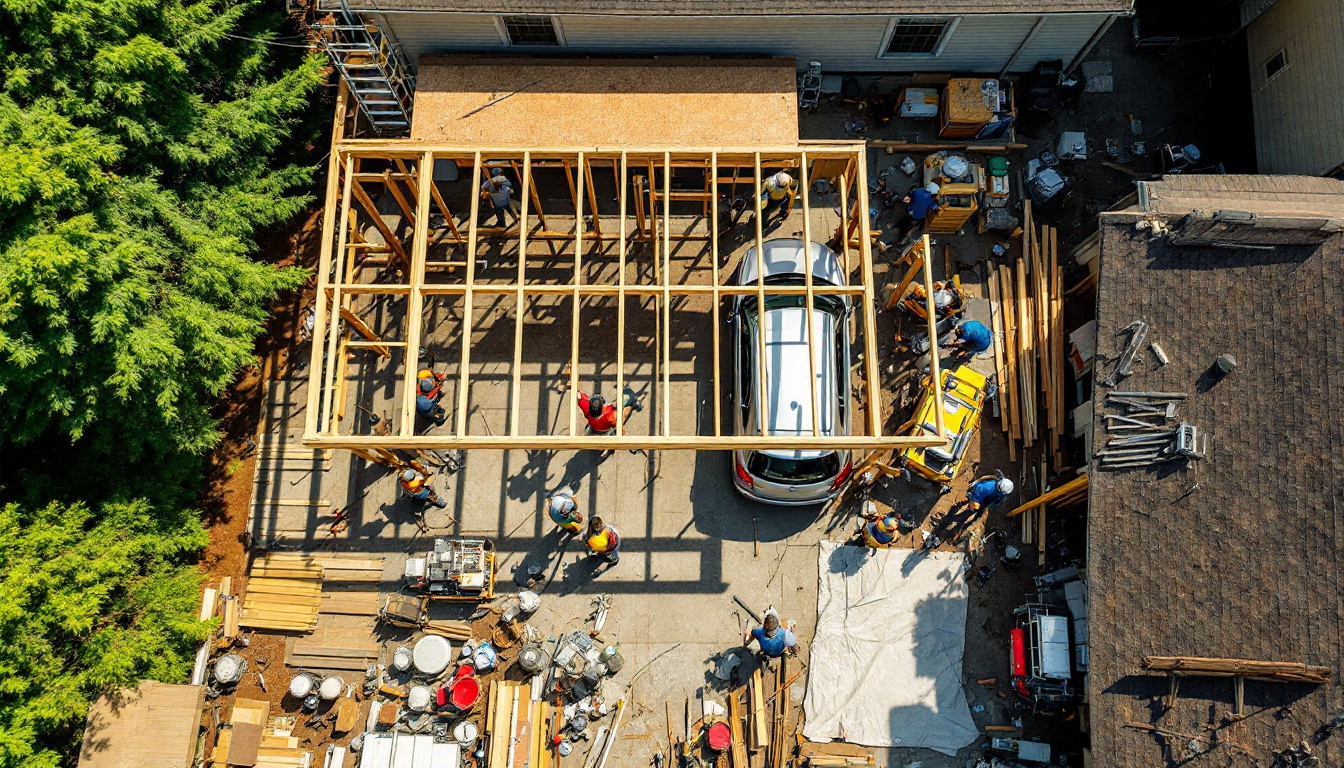 Carport sans autorisation : découvrez les solutions adaptées