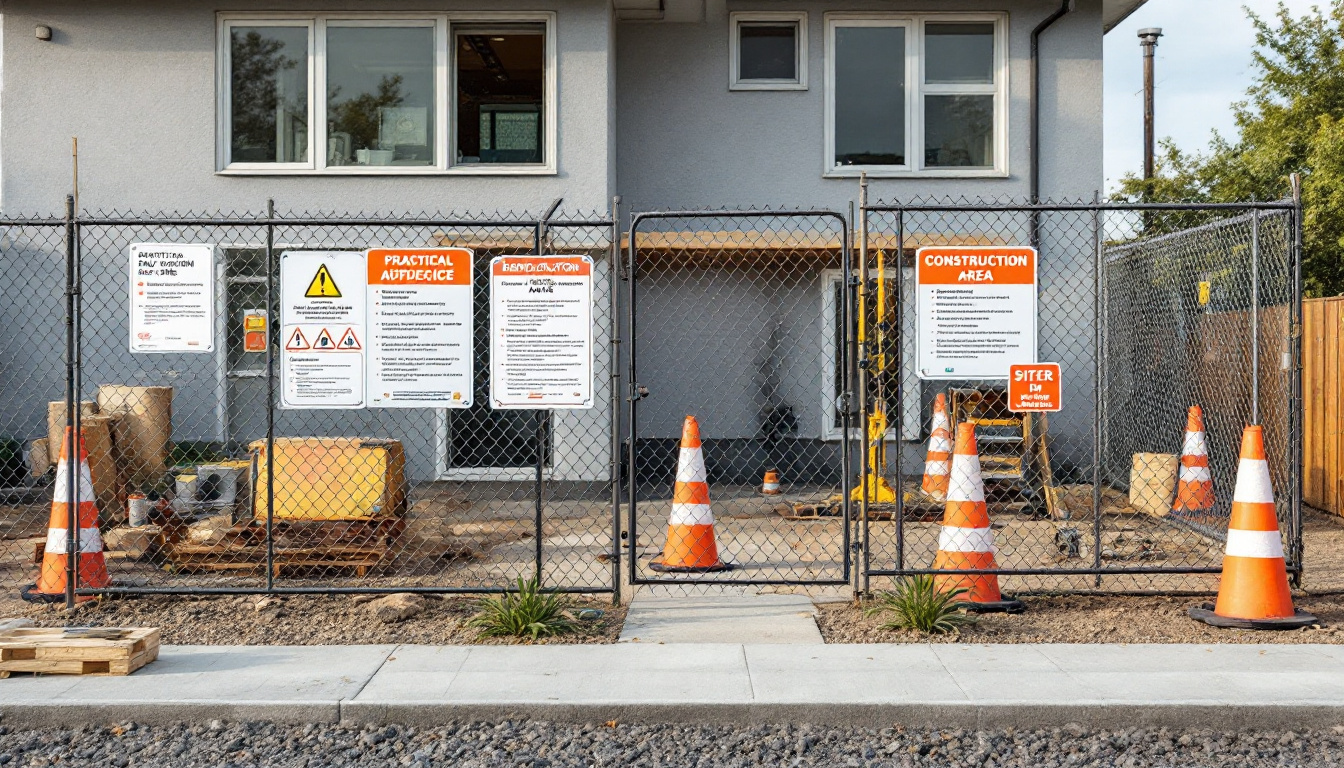 Clôture de chantier réglementation : normes et conseils pratiques