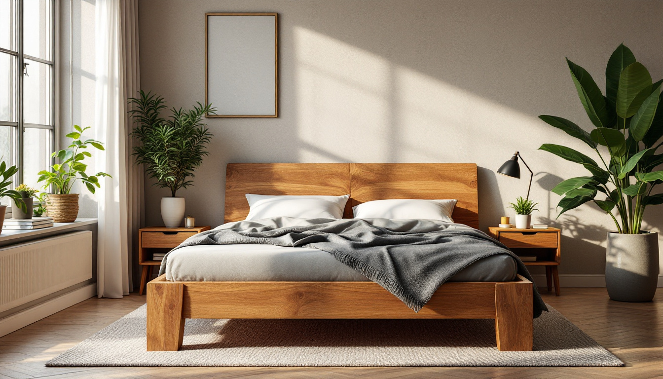 Lit en bois moderne : découvrez notre collection élégante et durable