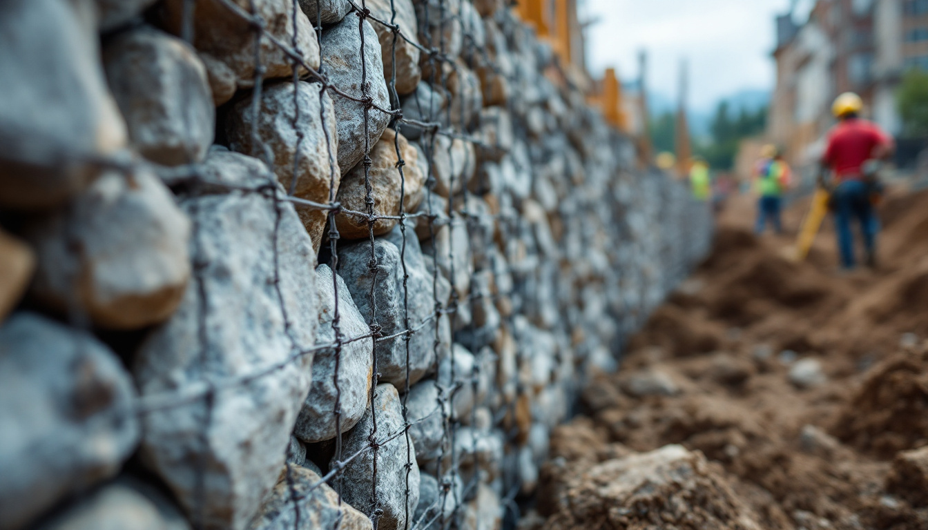 Mur en gabion autorisation : démarches et réglementations à connaître