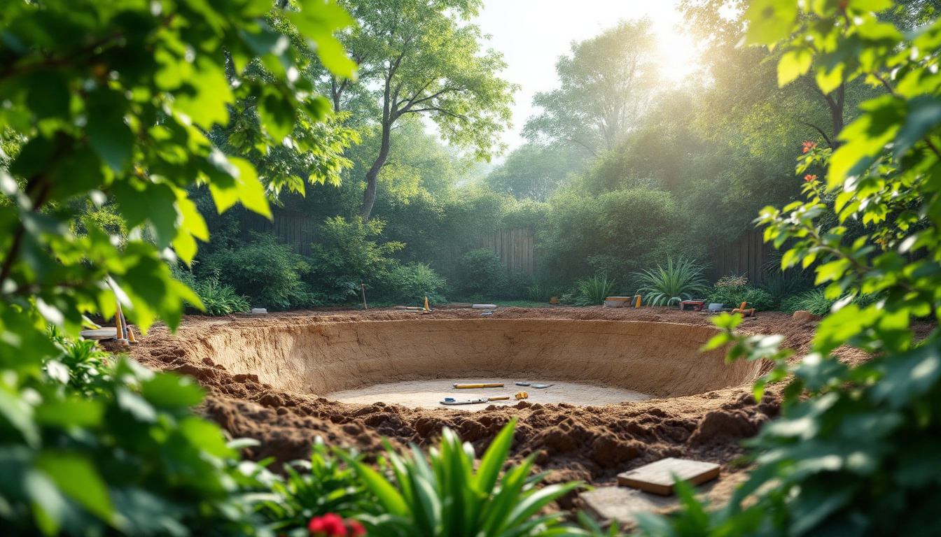Prix terrassement piscine coque : évaluez vos coûts et options