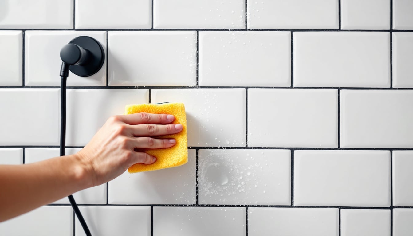 Joint de salle de bain noir : astuces pour un nettoyage efficace